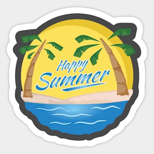 Happy Summer Sticker